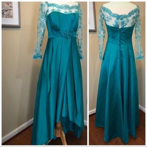 Beautiful silky ball gown
